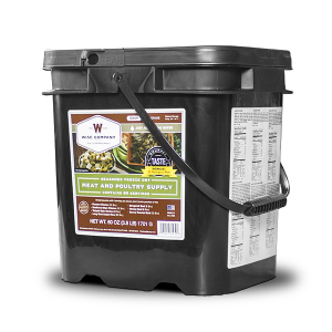 60 Serving Emergency Survival Freeze Dried Meat Bucket